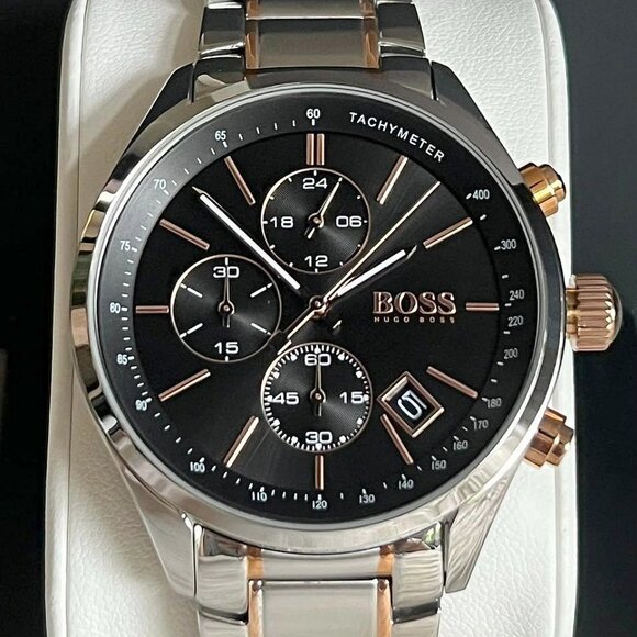 Hugo Boss Grand Prix Watch – Sleek Black Dial NEW! - Picture 12 of 12